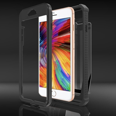Stellar Space PC + TPU 360 Degree All-inclusive Shockproof Case For iPhone 8 Plus / 7 Plus / 6 Plus