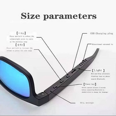 A12 BLUETOOTH MUSIC AUDIO SMART SUNGLASSES