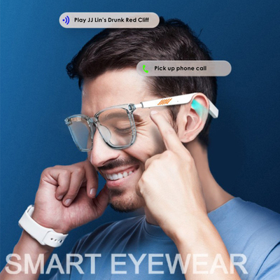 DIAMOND C: Reading Spectacles Unisex Audio Smart Bluetooth Eyeglass Trendy Anti Radiation Eyewear Bl